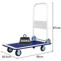 Folding Platform Truck with Swivel Wheels for Loading/Storage