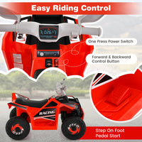 6V Battery Powered Kids Ride on ATV with Direction Control