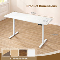 Giantex 160x60cm Electric Height Adjustable Standing Desk