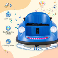 12V Electric Kids Ride on Bumper Car, Battery Powered Bumping Car with Remote Control