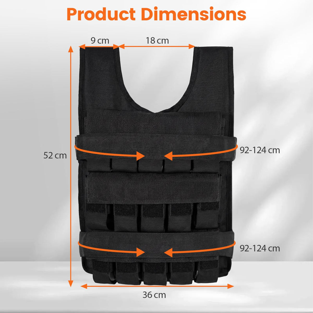 Adjustable Weighted Vest for Men and Women for Strength Training and Running