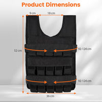 Adjustable Weighted Vest for Men and Women for Strength Training and Running