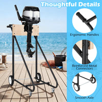 330 LBS Boat Motor Stand, Portable Outboard Engine Cart
