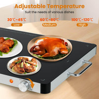 Electric Warming Tray, Food Warmer with Adjustable Temperature Control