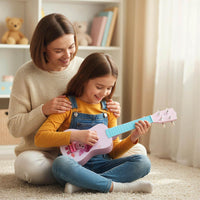 21 Inch Ukulele Guitar for Kids, Children Mini Ukulele with 4 Nylon Strings and 12 Frets for Beginners