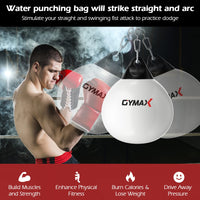 Water Punching Bag, 45cm 50kg Heavy Punching Bag with Adjustable Metal Chain