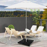 Heavy-Duty Water & Sand Filled Umbrella Stand for Pool