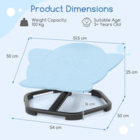 Elephant Sensory Swivel Chair with Non-Slip Metal Base for Autistic Kids
