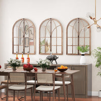 Giantex Arched Window-Like Wall Mirror 88 x 60CM, Decorative Arch Mirror