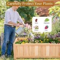 Giantex Raised Garden Bed, Wooden Planter Box