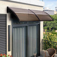 Weather-resistant Canopy for Front Door Awning Transparent Door Roof Protection