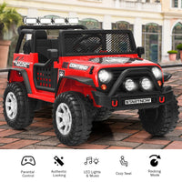 12V Kids Ride-On Car, Electric Children Ride-On Truck w/Remote Control