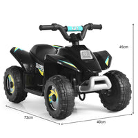 6V Kids Ride on ATV Toy Electric Quad Car with Forward and Reverse Switch
