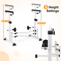 Toilet Safety Rails, Height & Width Adjustable Toilet Safety Frame w/Handrails