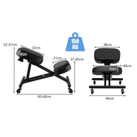 Giantex Ergonomic Kneeling Chair, Height Adjustable Kneeling Stool