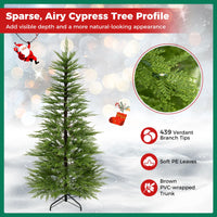 180cm Pre-Lit Artificial Christmas Tree w/ 890 Warm White Lights