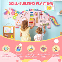 11-in-1 Activity Wall Busy Board Panels for Education and Early Development