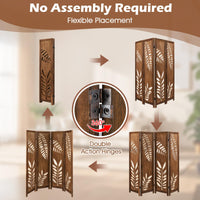 4/6-Panel 170cm Room Divider Folding Partition Stand Privacy Screen Living Room