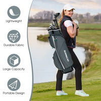 Golf Cart Bag with 14 Dividers, Lightweight Golf Cart Bag with Shoulder Strap