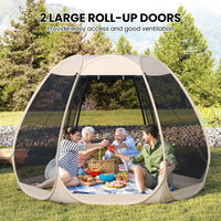 3 X 2.8 M Pop up Mesh Screen House for 4-6 People