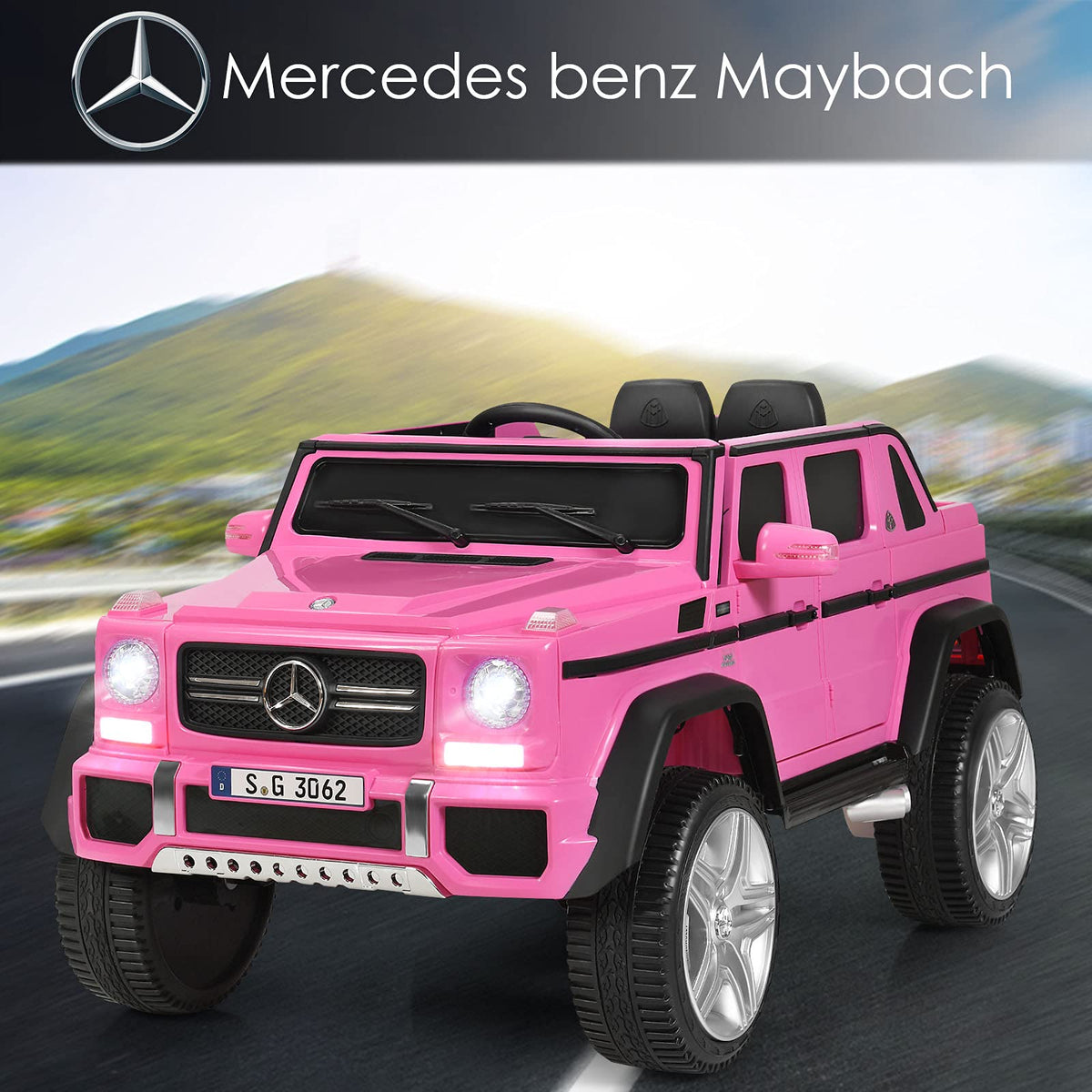 12V Ride On Car Licensed Mercedes Benz with Remote Control and Lights