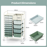 Giantex 14-Drawer Rolling Cart on Wheels