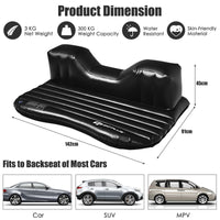 Inflatable Car Air Mattress, Backseat SUV Air Bed w/Pillow