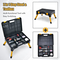 Folding Step Ladder with Wide Pedal for Kitchen
