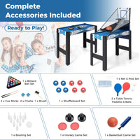 Giantex 6 in 1 Multi Game Table, Combo Game Table