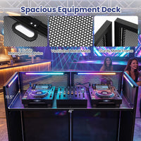 Portable DJ Booth with Scrims & Carrying Bag