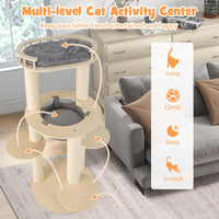 155CM Tall Multi-level Cat Tower for Indoor Cats