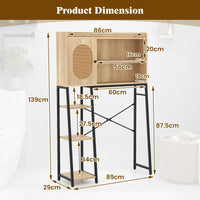 Over The Toilet Storage Cabinet Space-saving Bathroom Toilet Organizer