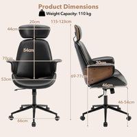 Ergonomic Office Chair with Headrest and Adjustable Height