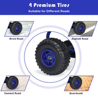 Pedal Go Kart for Kids with Adjustable Seat and Handbrake