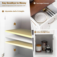 Giantex Buffet Sideboard Storage Cabinet