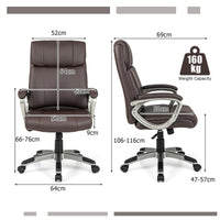 Giantex Executive Ergonomic 360° Swivel Office Chair