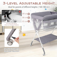 Portable Folding Baby Changing Table for Infant Newborn Nursery