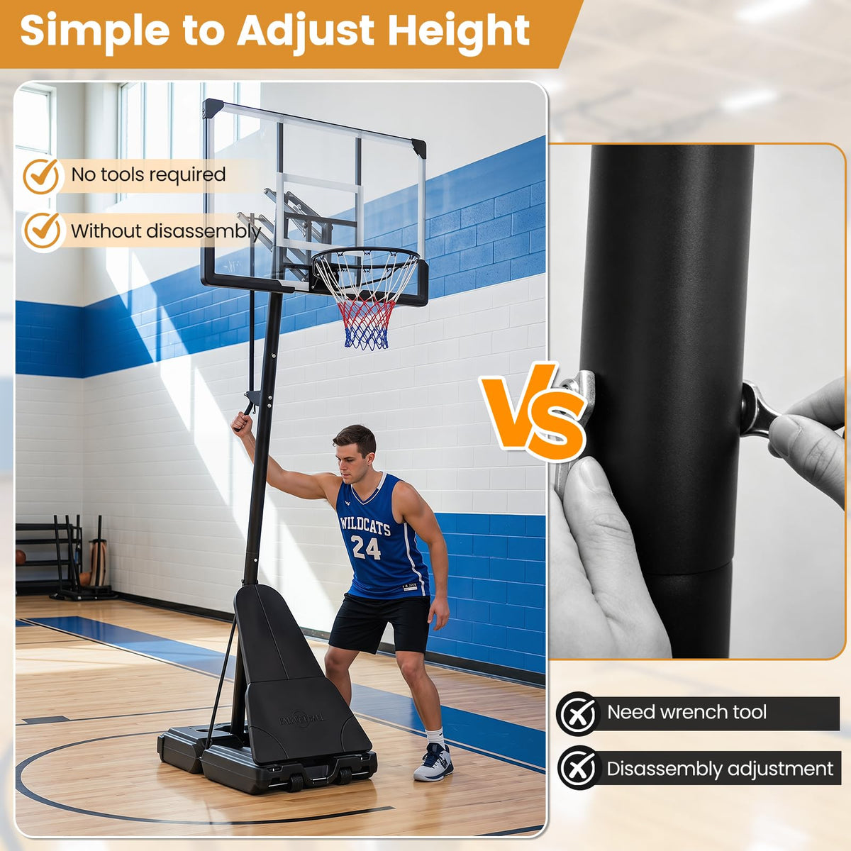Portable Outdoor Basketball Hoop