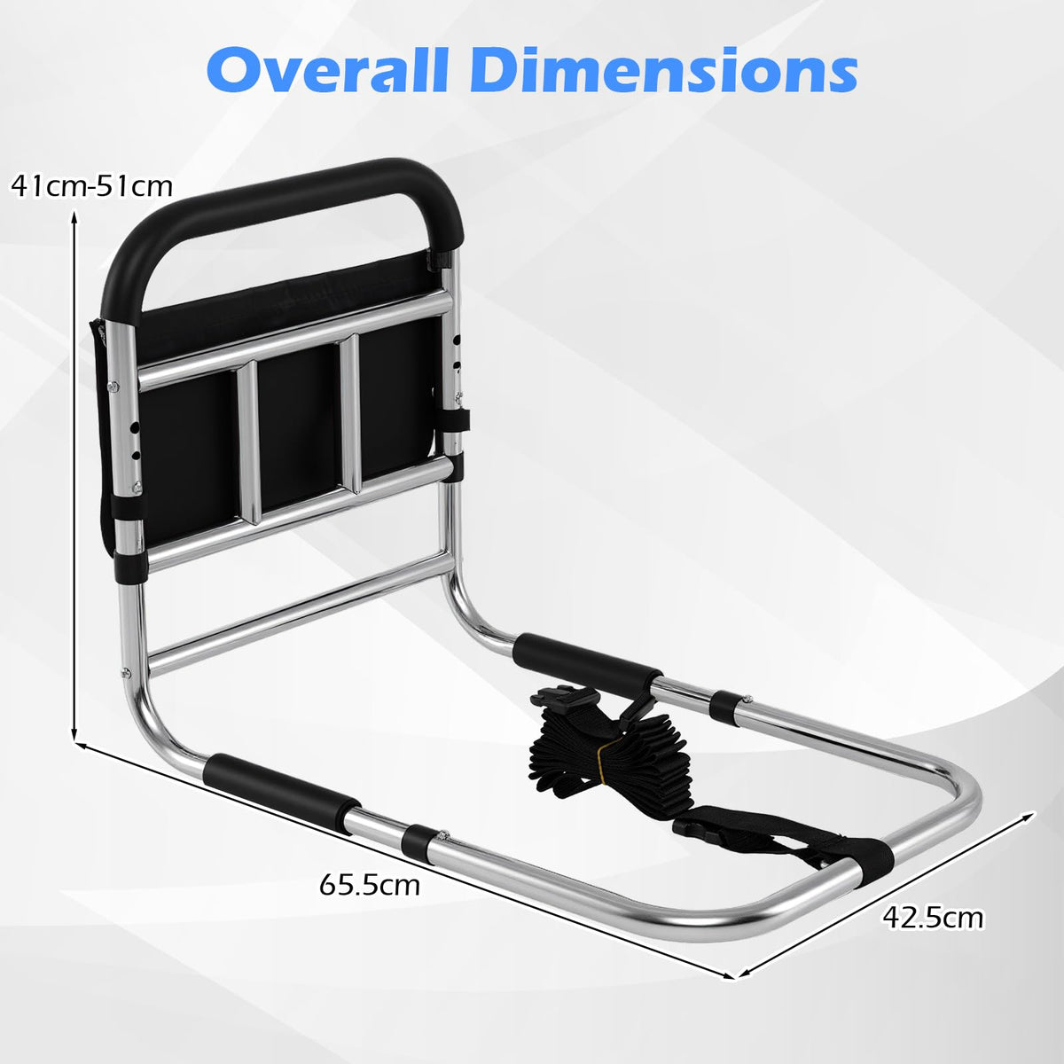 Bed Rails for Elderly Adults Safety, Height Adjustable Bed Assist Rail