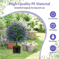 2PCS Artificial Lavender Topiary Ball Trees