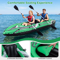 Inflatable Kayak 2 Person, 11.5 FT Tandem Touring Kayak