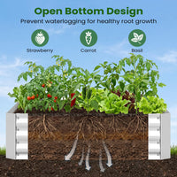 Galvanized Raised Garden Bed Kit