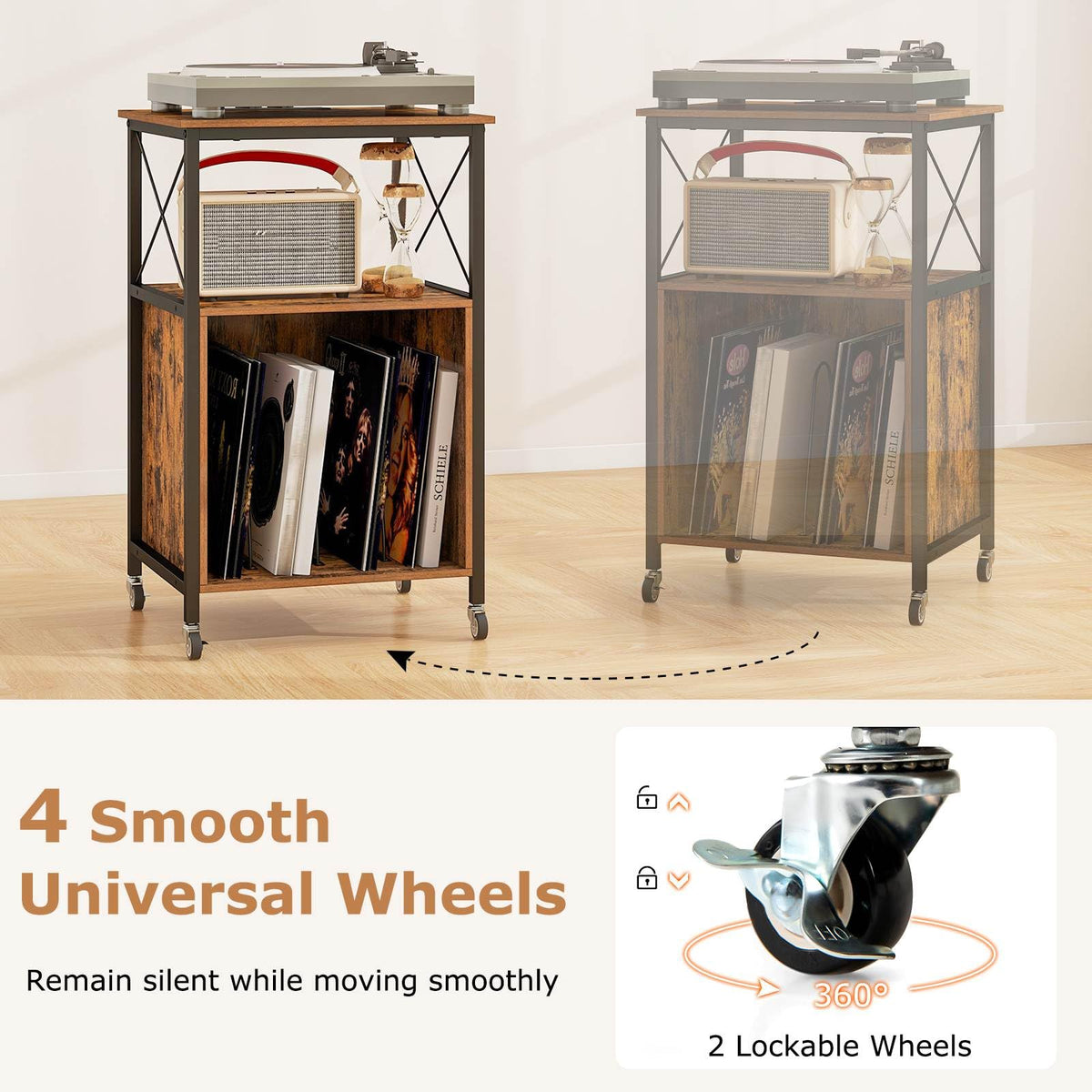 Giantex Record Player Stand, Turntable Stand
