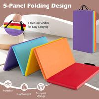 5-Panel Folding Gymnastics Mat