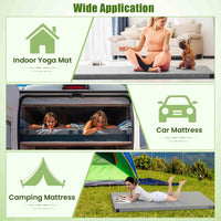 Foldable Camping Mattress, Indoor Outdoor Sleeping Mat w/High Density Foam Cushion & Anti-Slip Bottom