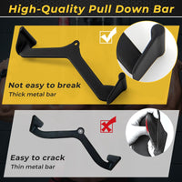 Pulley Cable Attachments for Back Bicep Tricep Strength Training at Home