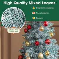 150CM/183CM Hinged Holiday Decoration Pencil Tree for Home/ Office Party Decoration