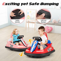 6V Electric kids Ride-on Bumper Car with 360° Spinning