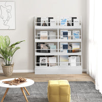 4-Tier Kids Bookcase with 2 Anti-Tipping Kits & Guardrails