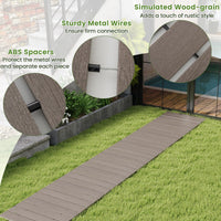 245cm Outdoor Roll Out Walkway with Metal Wire Connection